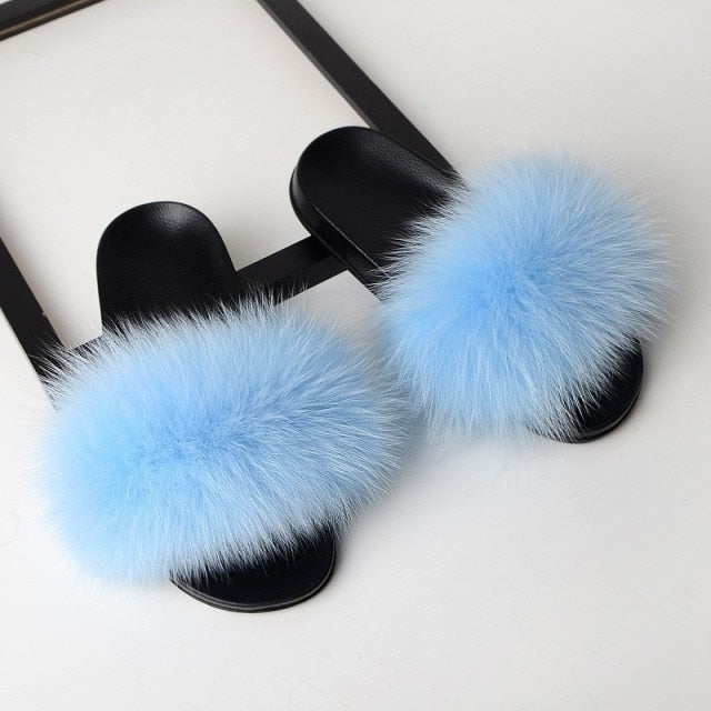 Pantuflas de peluche de mujer