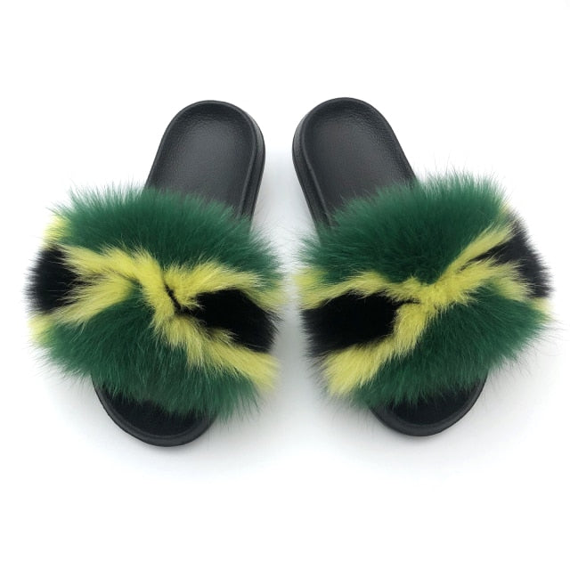 Pantuflas de peluche de mujer