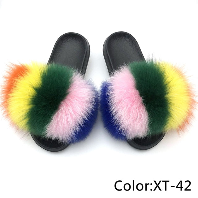 Pantuflas de peluche de mujer