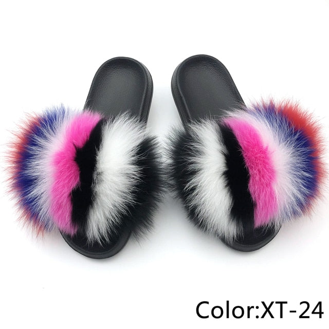 Pantuflas de peluche de mujer