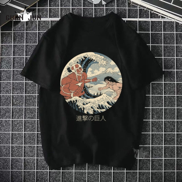 Camiseta con diseño anime