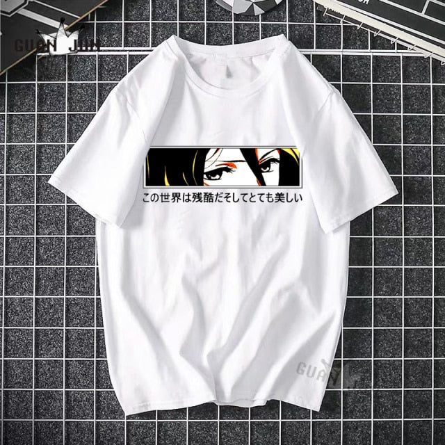 Camiseta con diseño anime