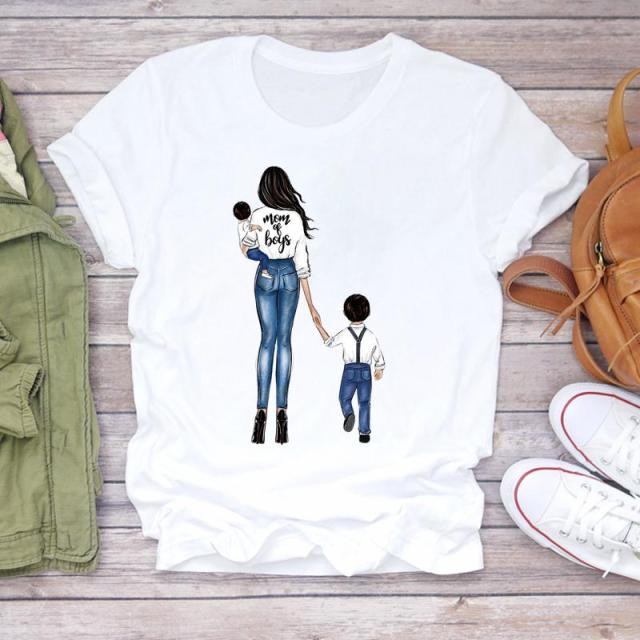 Camiseta corta para mamás