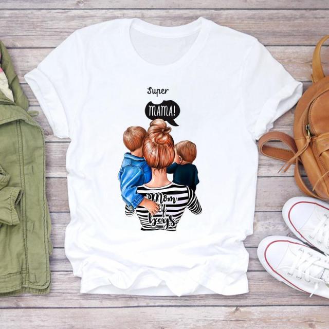 Camiseta corta para mamás