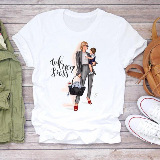 Camiseta corta para mamás