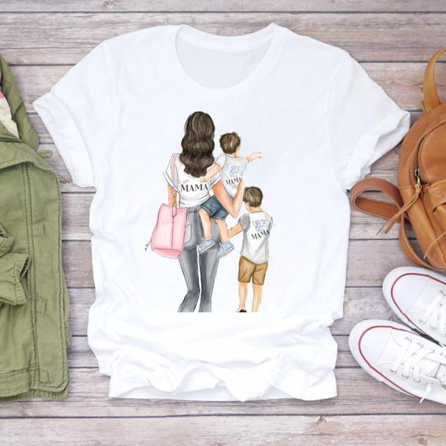 Camiseta corta para mamás