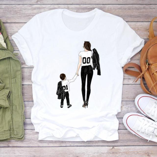 Camiseta corta para mamás