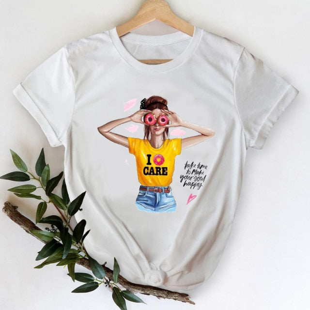 Camiseta holgada de mujer