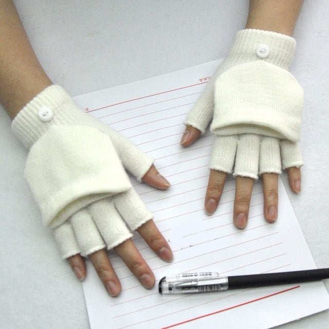 Guantes gordos de mujer