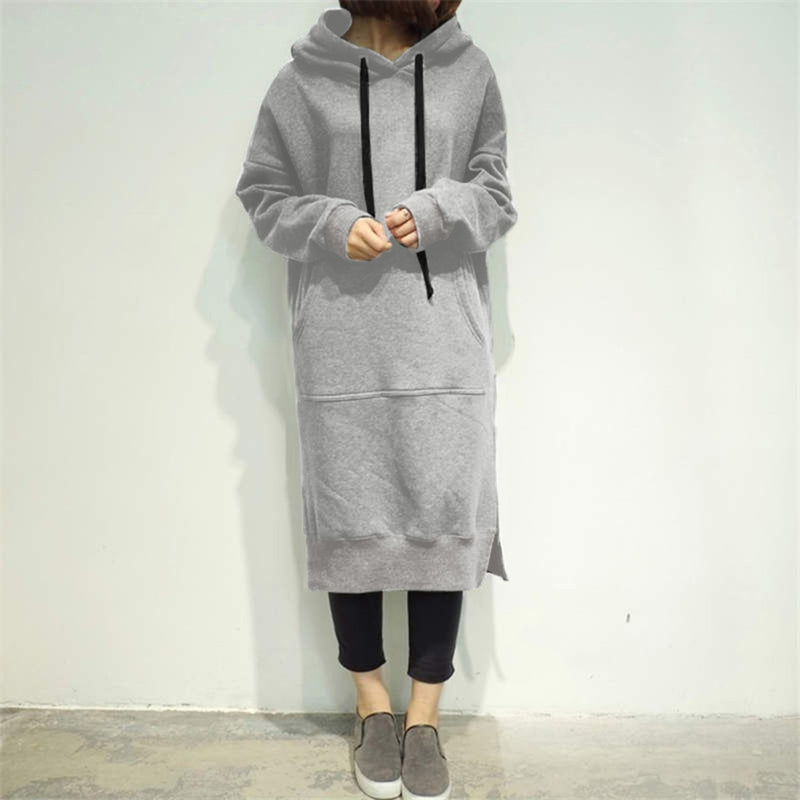 Vestido de sudadera estiloso de mujer