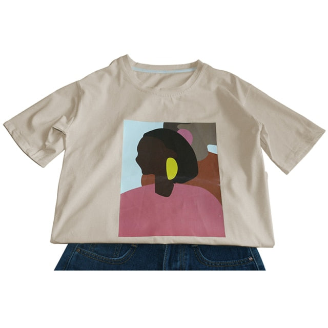 Camiseta de moda de mujer