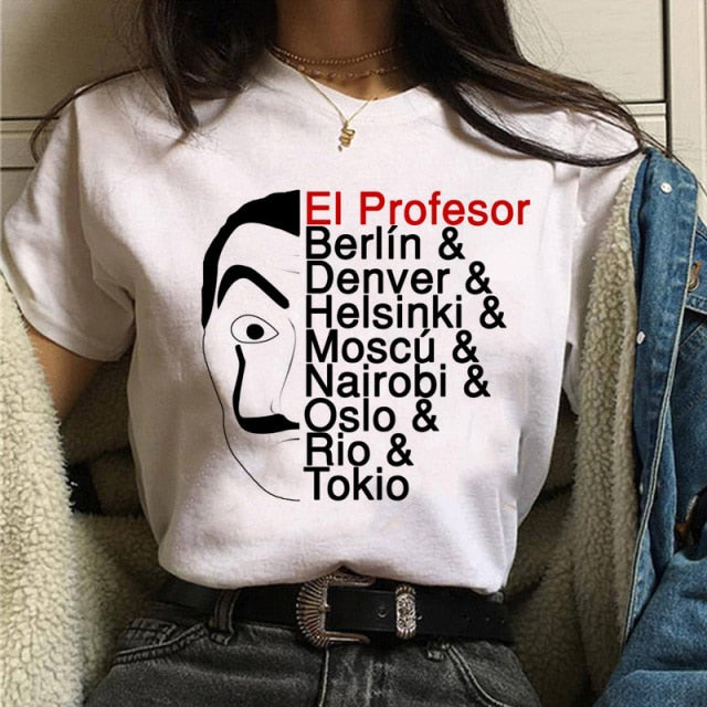 Camiseta La casa de papel de mujer