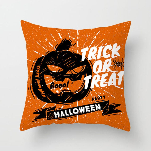 Forros de almohadas en estilo Halloween