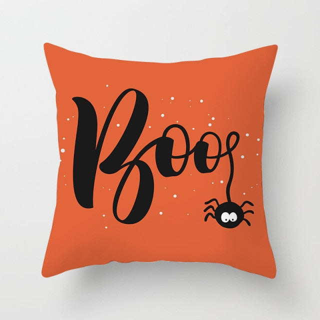 Forros de almohadas en estilo Halloween