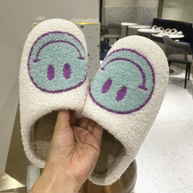 Pantuflas con emoticon para parejas