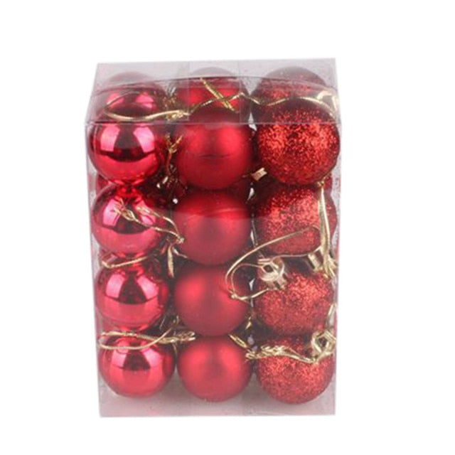 Bolas de árbol navideñas