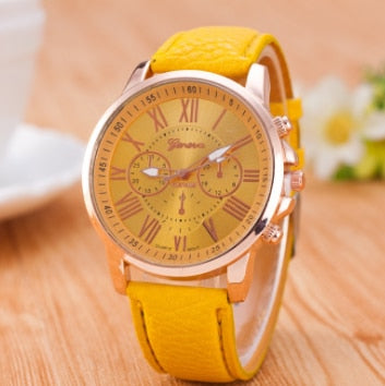 Reloj de brazalete de mujer estiloso