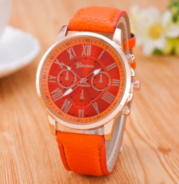 Reloj de brazalete de mujer estiloso