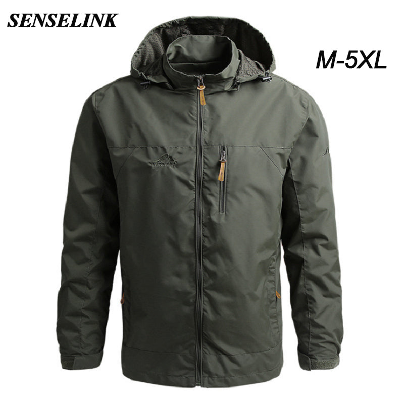 Chaqueta impermeable de hombre