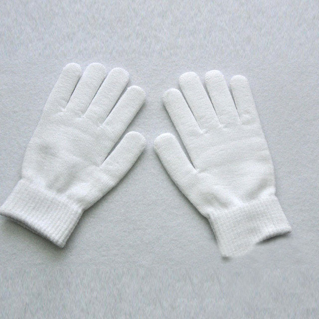 Guantes tejidos de invierno