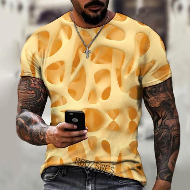 Camiseta con estampado 3D