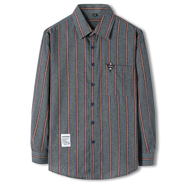 Camisa casual de tartán