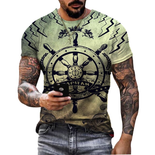 Camiseta estampada de moda