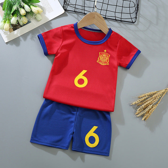 Traje de fútbol para niños