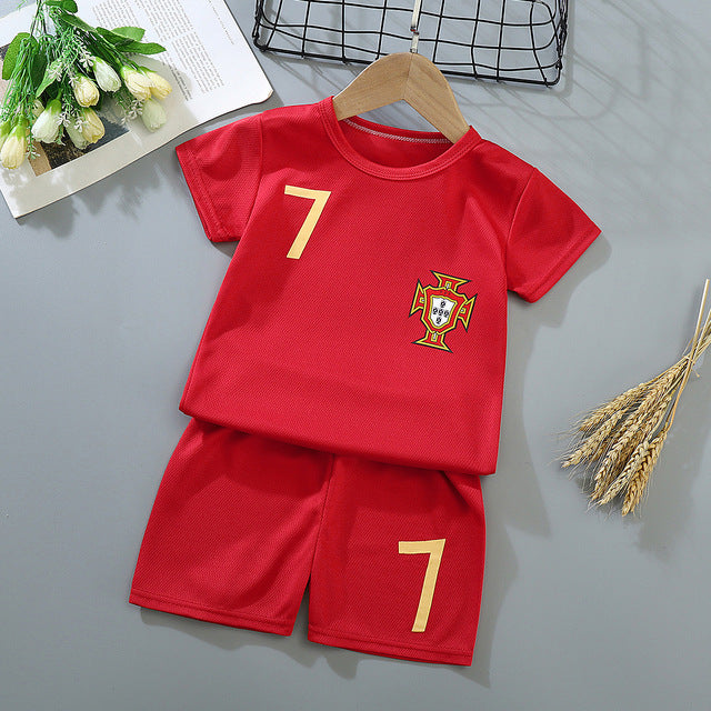 Traje de fútbol para niños